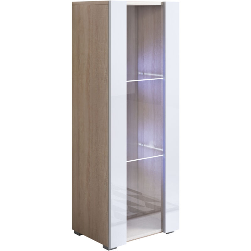 Muebles Bonitos - Armario modelo Luke V2 (40x128cm) color sonoma y blanco con patas estándar
Muebles Bonitos - Armario modelo Luke V2 (40x128cm) color sonoma y blanco con patas estándar