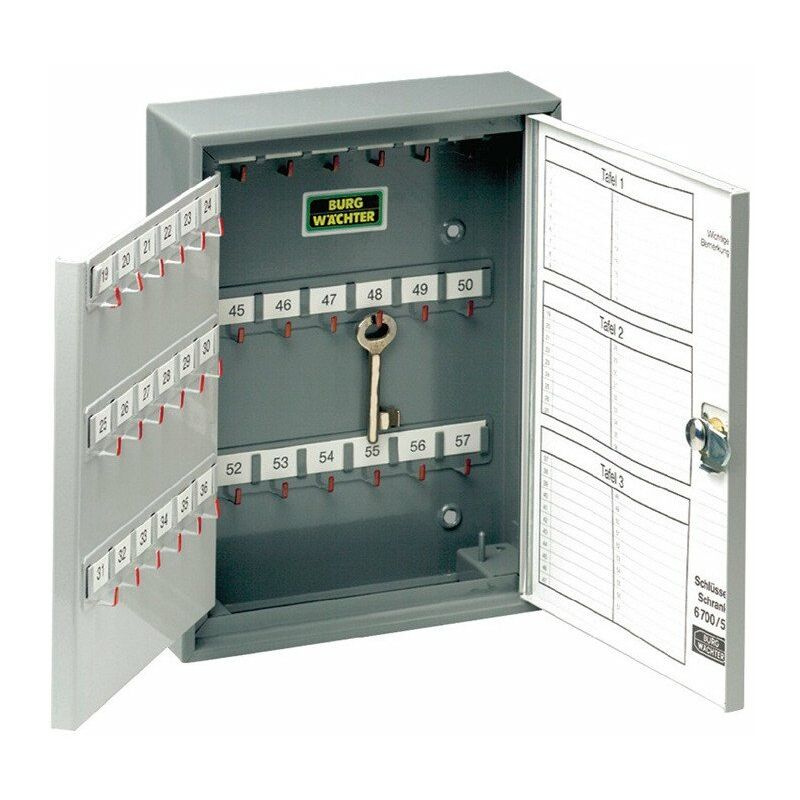 Armario para llaves 6700 H380xW285xF105mm 2 puertas preparado para HZ número de ganchos 176
Armario para llaves 6700 H380xW285xF105mm 2 puertas preparado para HZ número de ganchos 176