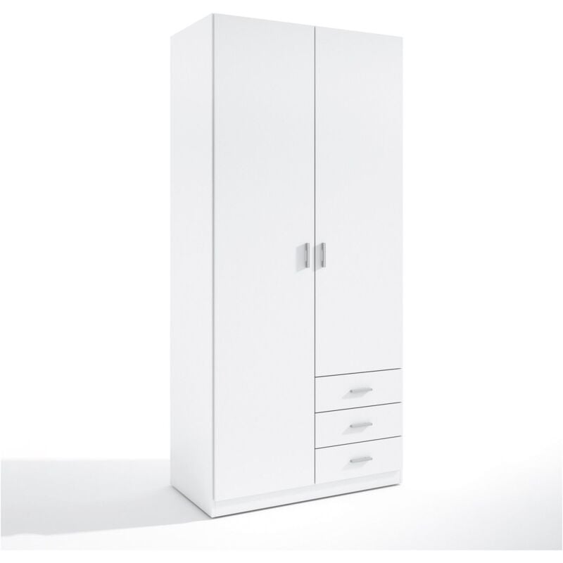 Armario Roma 2 Puertas Y 3 Caj Blanco Fk Ancho: 100 Cm X Largo: 52,6 Cm X Alto: 215 Cm
Armario Roma 2 Puertas Y 3 Caj Blanco Fk Ancho: 100 Cm X Largo: 52,6 Cm X Alto: 215 Cm