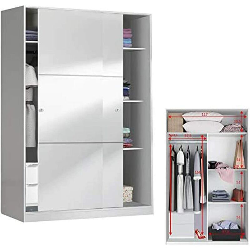 Armario Ropero Oficina 2 puertas correderas 120 con fondo reducido de 50 cm (CAJONERA INCLUIDA)
Armario Ropero Oficina 2 puertas correderas 120 con fondo reducido de 50 cm (CAJONERA INCLUIDA)