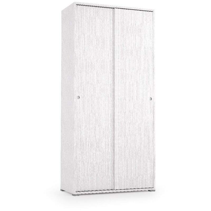 Armario Terra - Puertas correderas, 4 estantes ajustables - Colgador de ropa, Ahorro de espacio - para dormitorio, pasillo - Blanco en Tablero de
Armario Terra - Puertas correderas, 4 estantes ajustables - Colgador de ropa, Ahorro de espacio - para dormitorio, pasillo - Blanco en Tablero de