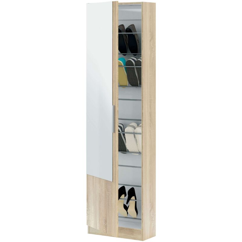 Zapatero 1 puerta con espejo color roble canadian mueble entrada pasillo recibidor 180x50x22 cm
Zapatero 1 puerta con espejo color roble canadian mueble entrada pasillo recibidor 180x50x22 cm
