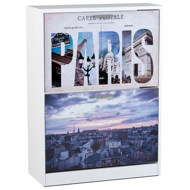 Armario Zapatero París 2 Puertas Abatibles Con Impresión Y Color Blanco Entrada Pasillo 82x60x24 Cm
Armario Zapatero París 2 Puertas Abatibles Con Impresión Y Color Blanco Entrada Pasillo 82x60x24 Cm
