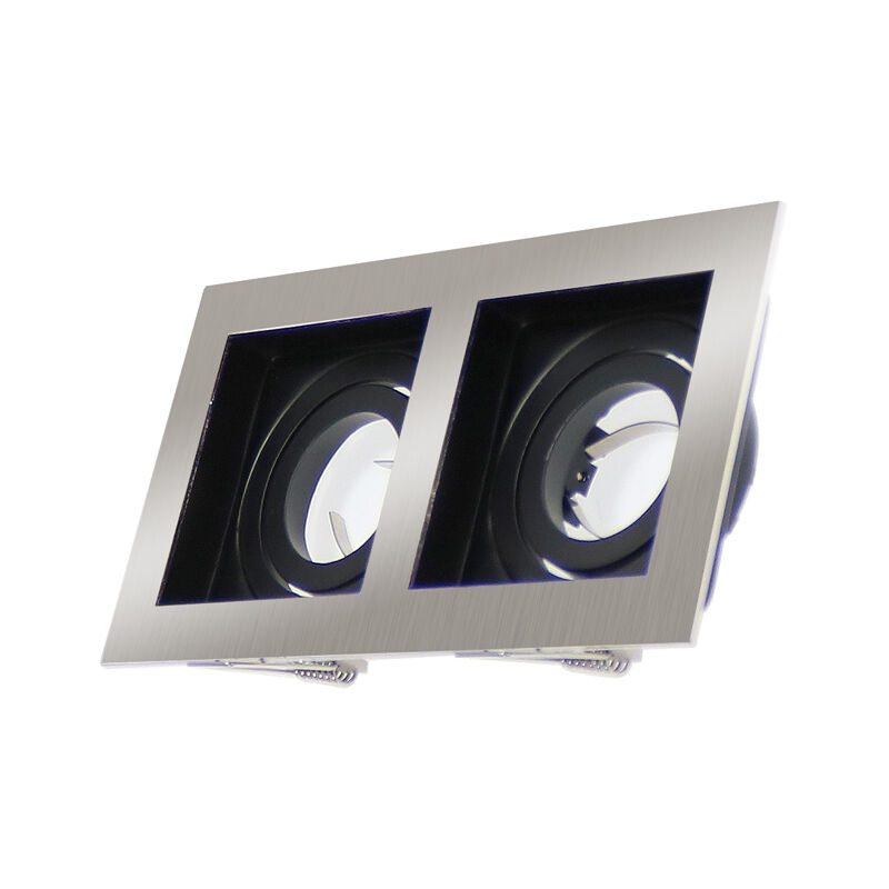 Aro Doble Basculante Cuadrado Níquel y Negro para GU10/MR16 Negro,Níquel | IluminaShop
Aro Doble Basculante Cuadrado Níquel y Negro para GU10/MR16 Negro,Níquel | IluminaShop