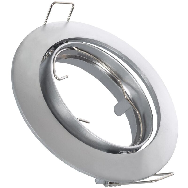 Aro Downlight Circular Basculante para Bombilla LED GU10 / GU5.3 Corte Ø 72 mm Cromo Satinado.Cromo Satinado - Cromo SatinadoCromo Satinado
Aro Downlight Circular Basculante para Bombilla LED GU10 / GU5.3 Corte Ø 72 mm Cromo Satinado.Cromo Satinado - Cromo SatinadoCromo Satinado