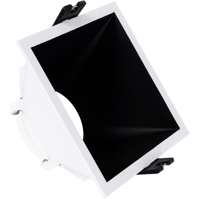 Aro Downlight Cuadrado 45º Bajo UGR para Bombilla LED GU10 / GU5.3 Corte 85 x 85 mm Negro - Negro
Aro Downlight Cuadrado 45º Bajo UGR para Bombilla LED GU10 / GU5.3 Corte 85 x 85 mm Negro - Negro
