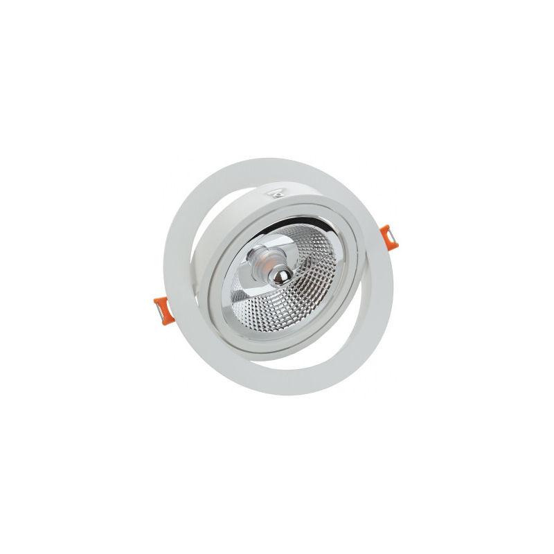 Aro empotrable basculante redondo blanco Maxi GU10 para AR111 (Spectrum SLIP002009)
Aro empotrable basculante redondo blanco Maxi GU10 para AR111 (Spectrum SLIP002009)