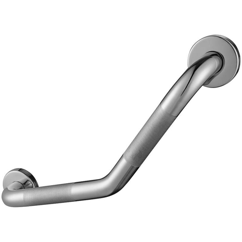 Asa de seguridad antideslizante en Z de acero inoxidable 304. Acabado cromo brillo y embellecedores para ocultar los tornillos, 6 puntos de anclaje
Asa de seguridad antideslizante en Z de acero inoxidable 304. Acabado cromo brillo y embellecedores para ocultar los tornillos, 6 puntos de anclaje