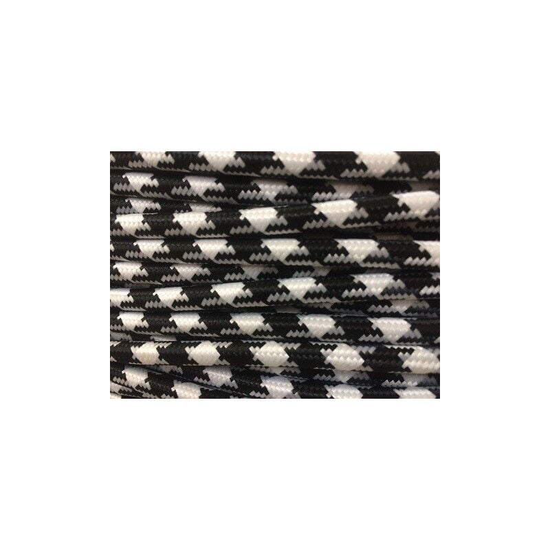 Aspecto de tejido de alambre eléctrico fresco triangular tejido retro vintage blanco/negro
Aspecto de tejido de alambre eléctrico fresco triangular tejido retro vintage blanco/negro