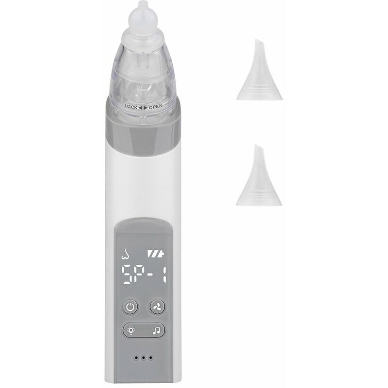 Aspirador nasal para bebe, aspirador electrico de nariz, limpiador de nariz con 3 puntas de silicona y fuerza de succion, linterna incorporada y
Aspirador nasal para bebe, aspirador electrico de nariz, limpiador de nariz con 3 puntas de silicona y fuerza de succion, linterna incorporada y