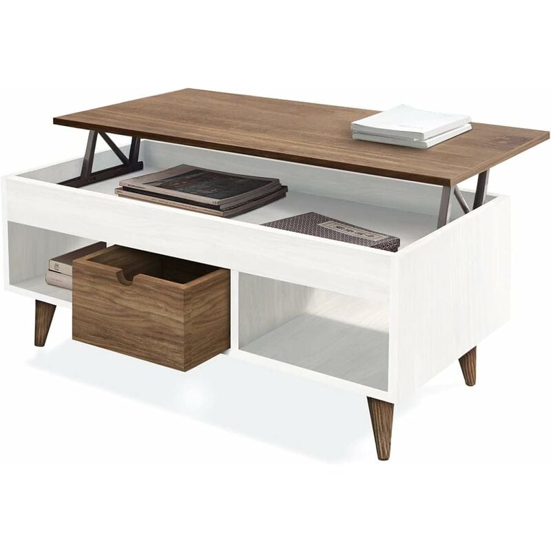 Atelier-Mesa Centro Elevable Madera Maciza Natural, Combinado Color Blanco y Madera. Medidas; 100cm x 50cm x 47cm.
Atelier-Mesa Centro Elevable Madera Maciza Natural, Combinado Color Blanco y Madera. Medidas; 100cm x 50cm x 47cm.