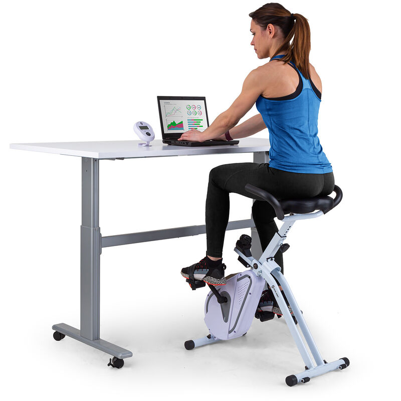 Azura Desk Bike Bicicleta estática Masa oscilante de 7,5 kg Accionamiento por correa
Azura Desk Bike Bicicleta estática Masa oscilante de 7,5 kg Accionamiento por correa