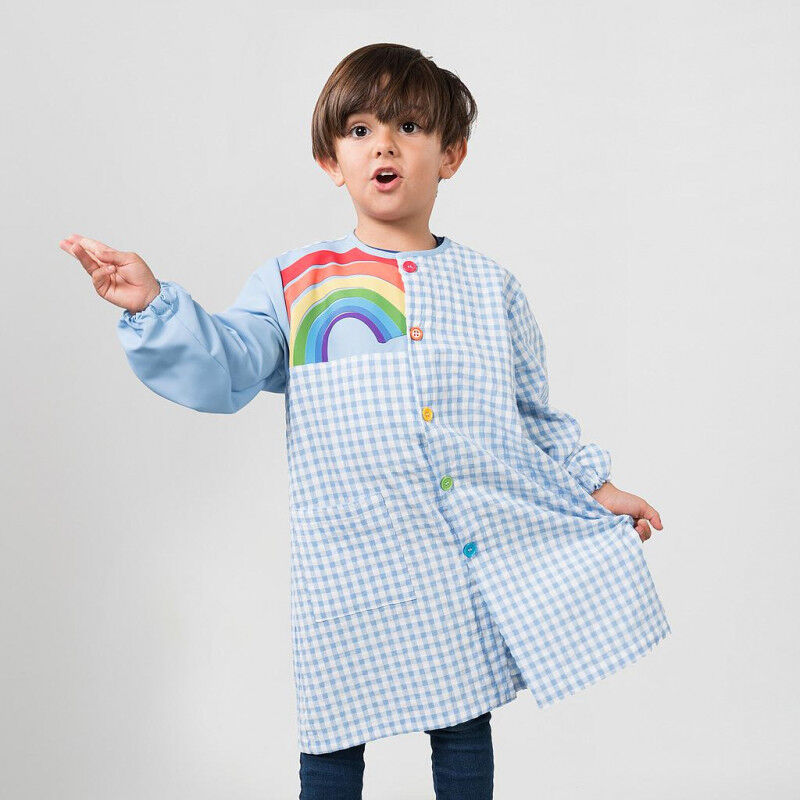 Babi infantil antibacteriano abierto con botones GARY'S Estampado Arcoíris | Celeste - 6
Babi infantil antibacteriano abierto con botones GARY'S Estampado Arcoíris | Celeste - 6