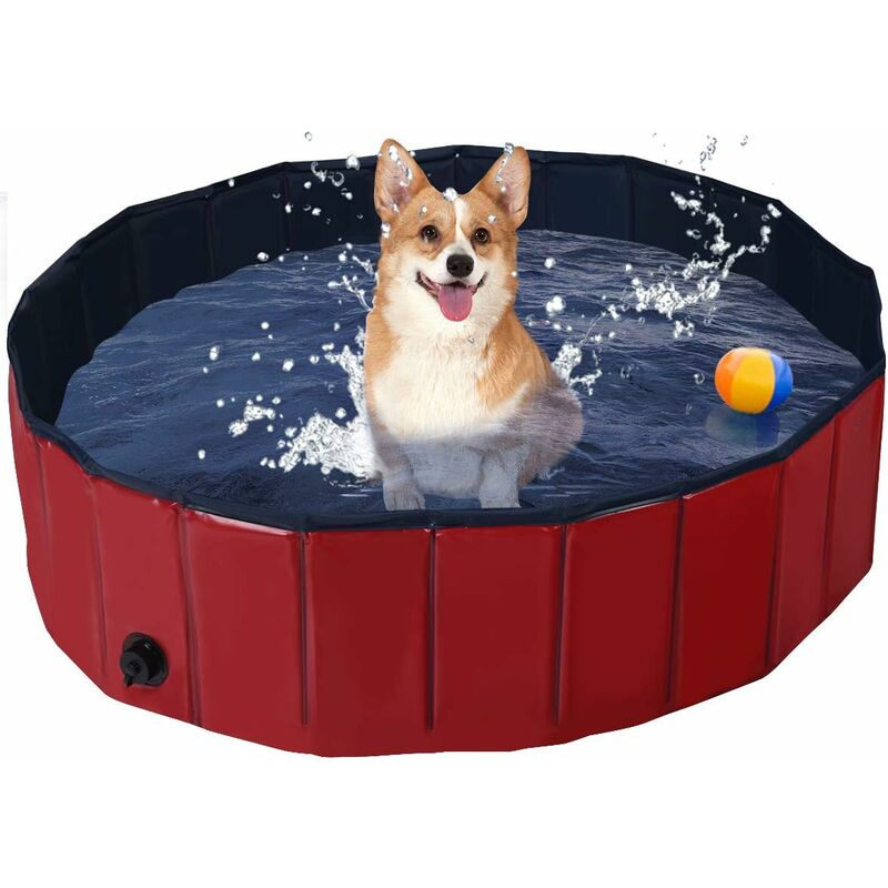 Bañera Plegable para Mascotas Portátil Piscina para Perros Gatos de PVC Piscina para Niños para Interior Exterior (120x30cm, Rojo)
Bañera Plegable para Mascotas Portátil Piscina para Perros Gatos de PVC Piscina para Niños para Interior Exterior (120x30cm, Rojo)