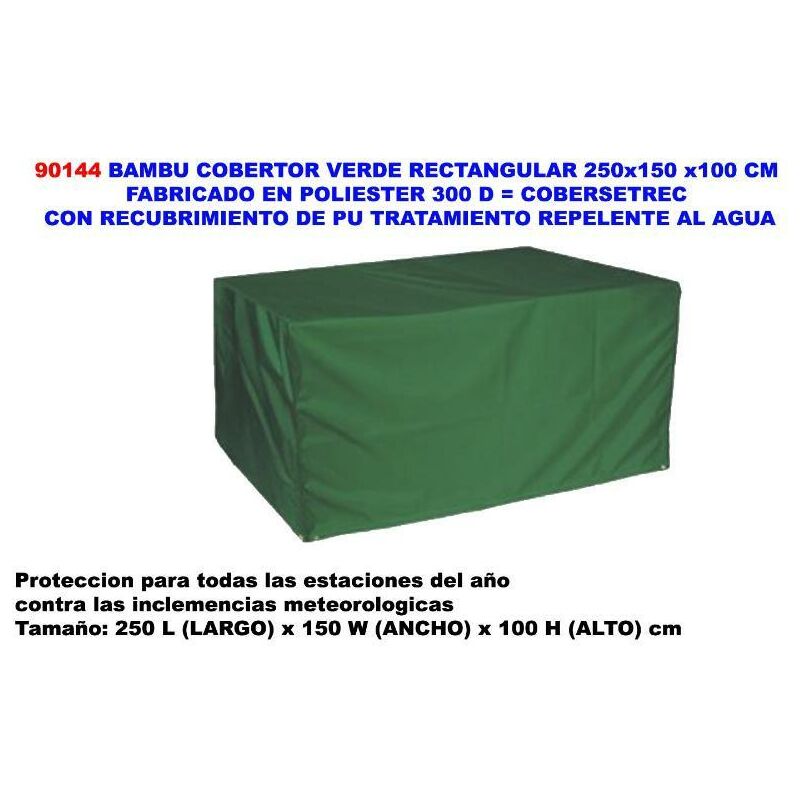 MIBRICOTIENDA bambu cobertor verde rectangular 250x150 x100 cm poliest.recu.pu
MIBRICOTIENDA bambu cobertor verde rectangular 250x150 x100 cm poliest.recu.pu