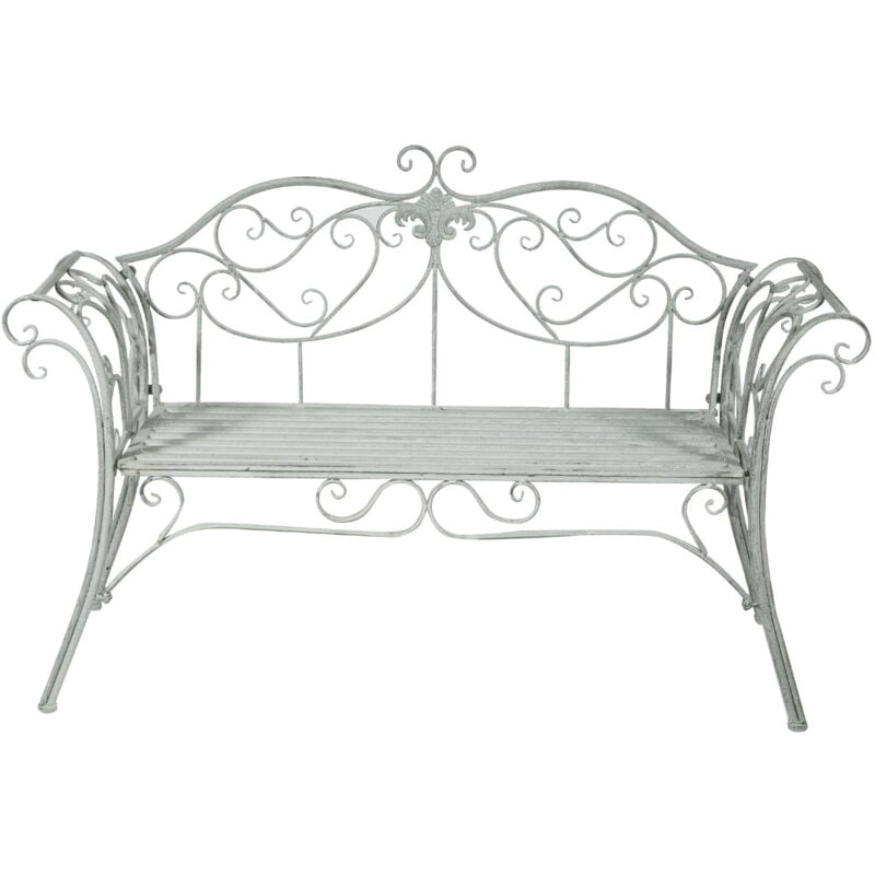 Biscottini - Banco de asiento de sofá de Jardín de parque de entrada de interior al aire libre de hierro de color gris
Biscottini - Banco de asiento de sofá de Jardín de parque de entrada de interior al aire libre de hierro de color gris