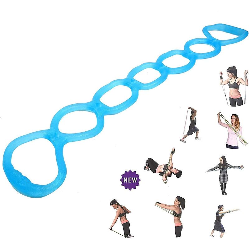 Banda portátil para ejercicios de estiramiento y resistencia de 7 anillos para espalda, pies, piernas, estiramiento de manos, ejercicios de brazos en
Banda portátil para ejercicios de estiramiento y resistencia de 7 anillos para espalda, pies, piernas, estiramiento de manos, ejercicios de brazos en
