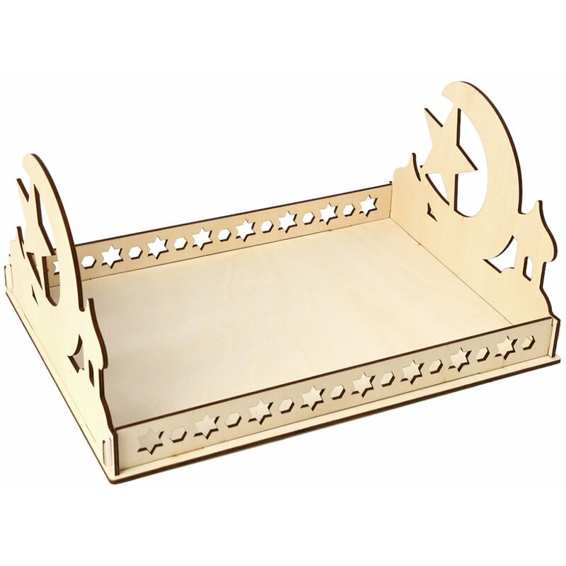 Bandeja de servicio de fiesta de Eid Mubarak de madera rustica, vajilla de comida de Ramadan, organizador de escritorio, decoracion de madera,tipo 4
Bandeja de servicio de fiesta de Eid Mubarak de madera rustica, vajilla de comida de Ramadan, organizador de escritorio, decoracion de madera,tipo 4