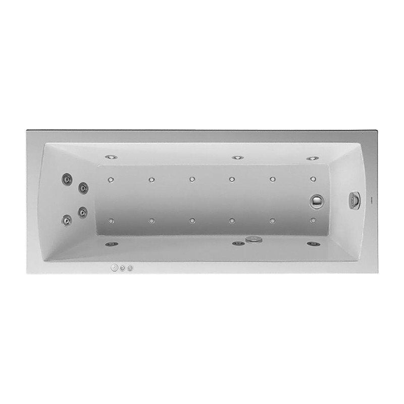 Duravit - Bañera Bañera de hidromasaje rectangular DARO 150 l 170x70 blanco 1 RS Combi-Syst P
Duravit - Bañera Bañera de hidromasaje rectangular DARO 150 l 170x70 blanco 1 RS Combi-Syst P