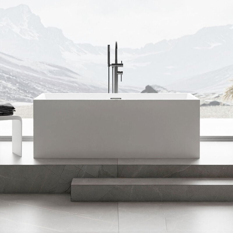 Bañera isla COMFORT en acrílico sanitario - 170x80x60cm - con o sin grifería:Incl. Montaje de soporte 1521, Incl. sifón
Bañera isla COMFORT en acrílico sanitario - 170x80x60cm - con o sin grifería:Incl. Montaje de soporte 1521, Incl. sifón