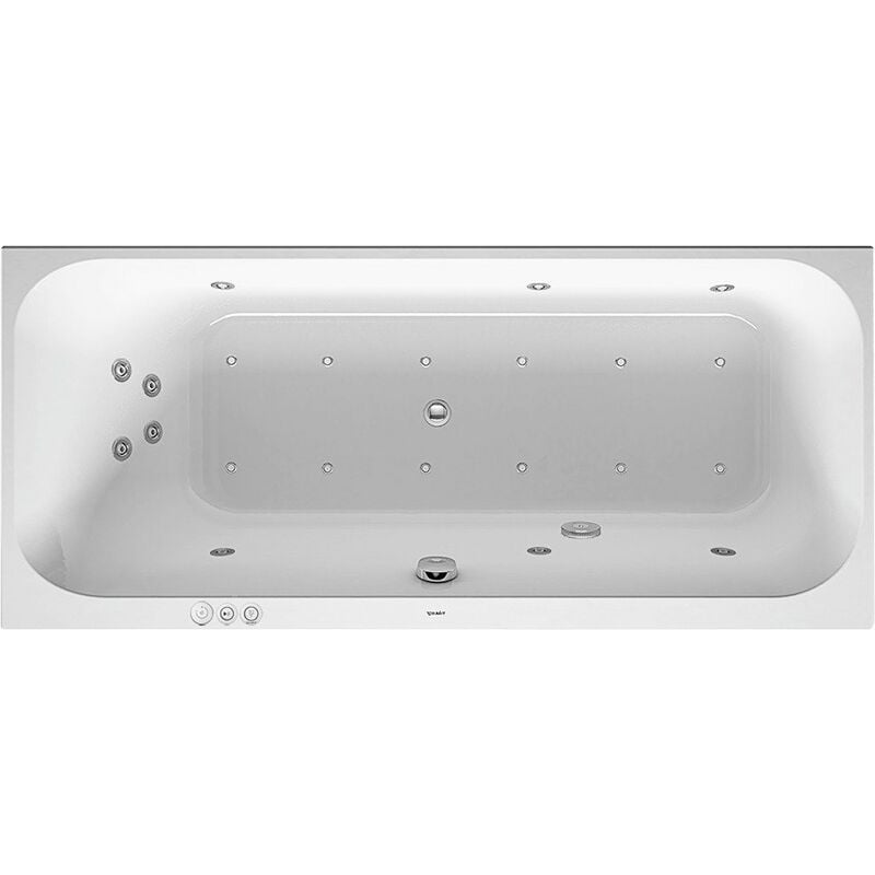 Baño de hidromasaje Duravit Happy D.2 1700x700mm, versión empotrada, 1 respaldo inclinado a la izquierda, marco, desagüe y rebosadero, Combi P
Baño de hidromasaje Duravit Happy D.2 1700x700mm, versión empotrada, 1 respaldo inclinado a la izquierda, marco, desagüe y rebosadero, Combi P