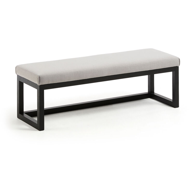 Kave Home - Banco Loya gris 128 cm tapizado con estructura de madera maciza de haya en negro
Kave Home - Banco Loya gris 128 cm tapizado con estructura de madera maciza de haya en negro
