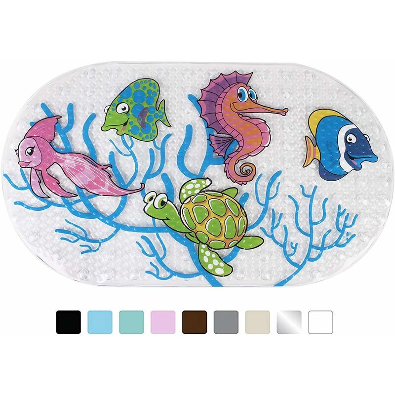 Baño para niños Alfombrilla antideslizante Baño Inserto antideslizante para baño Ventosa antideslizante fuerte, Lavable a máquina,
Baño para niños Alfombrilla antideslizante Baño Inserto antideslizante para baño Ventosa antideslizante fuerte, Lavable a máquina,