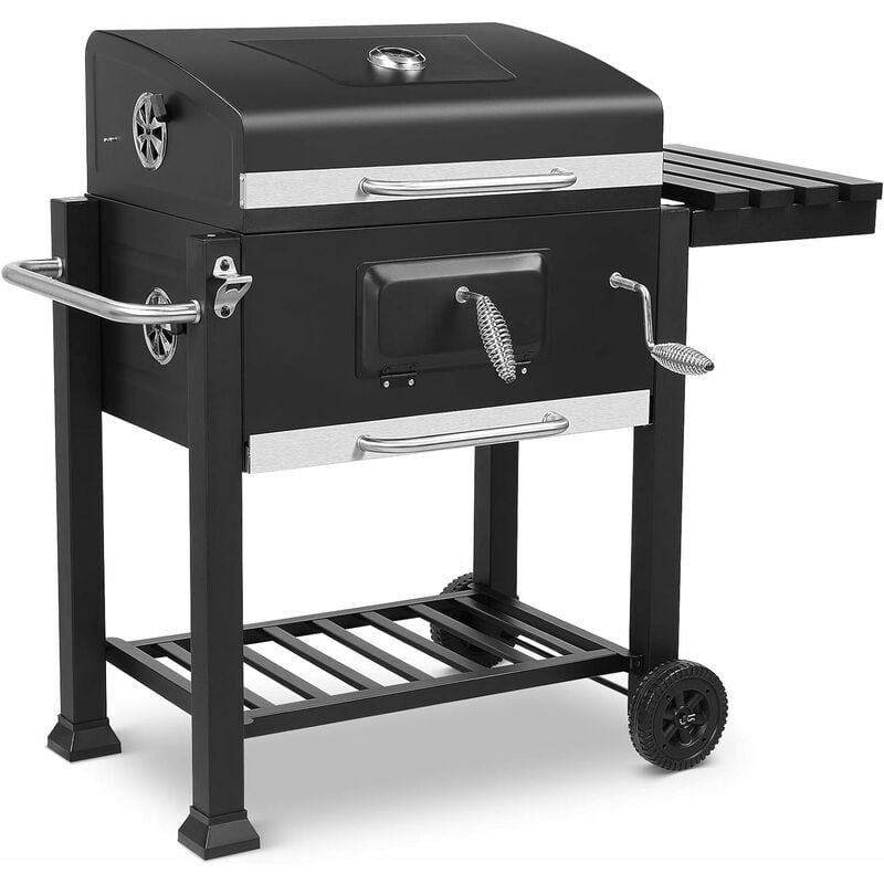 Barbacoa de Carbón, 113x53,5x100 cm, Parrilla de carbón XXL con Sacacorchos, 3 Rejillas, Fácil de Mover, Apto para Fiestas Familiares y BBQ en el
Barbacoa de Carbón, 113x53,5x100 cm, Parrilla de carbón XXL con Sacacorchos, 3 Rejillas, Fácil de Mover, Apto para Fiestas Familiares y BBQ en el