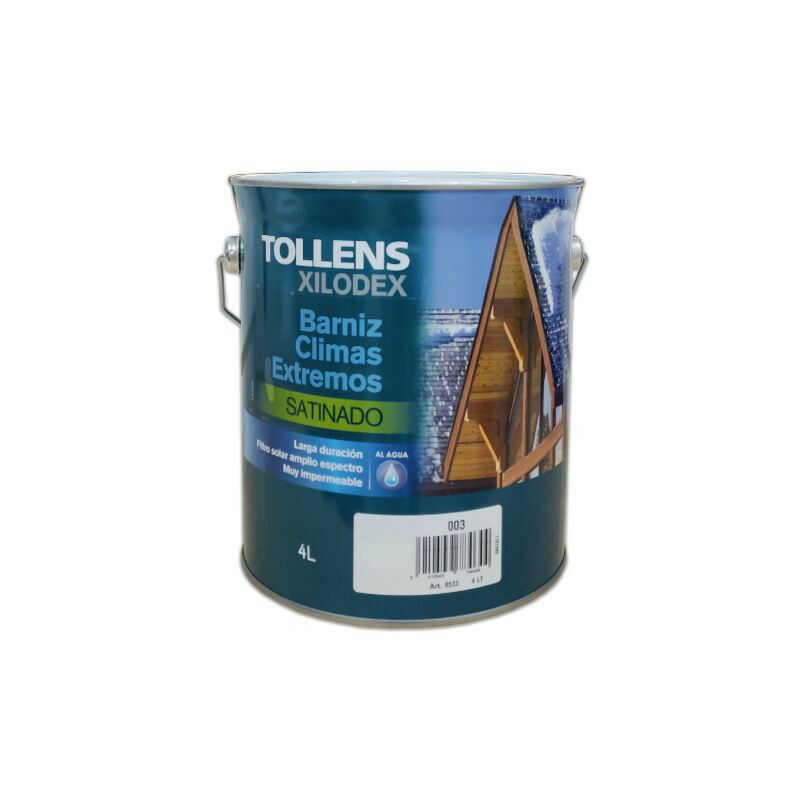 BARNIZ AL AGUA CLIMAS EXTREMOS SATINADO 4 LT | Color: Sapelly Africano 514 - Sapelly Africano 514
BARNIZ AL AGUA CLIMAS EXTREMOS SATINADO 4 LT | Color: Sapelly Africano 514 - Sapelly Africano 514