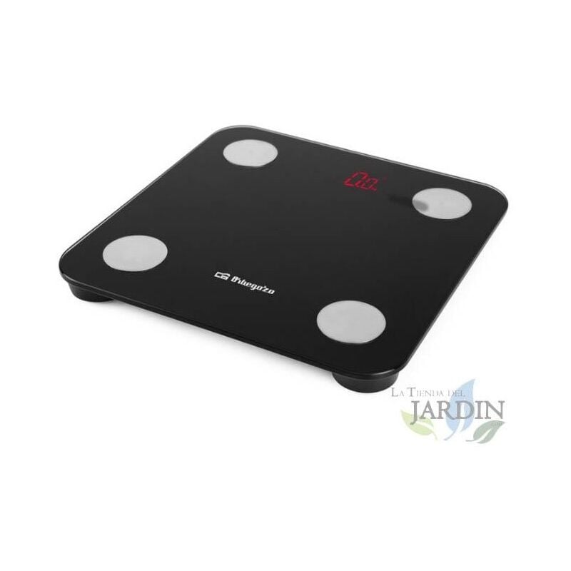 Suinga - Báscula de baño electrónica Orbegozo BLUETOOTH. Calcula 13 parámetros. Capacidad max: 180 kg.
Suinga - Báscula de baño electrónica Orbegozo BLUETOOTH. Calcula 13 parámetros. Capacidad max: 180 kg.
