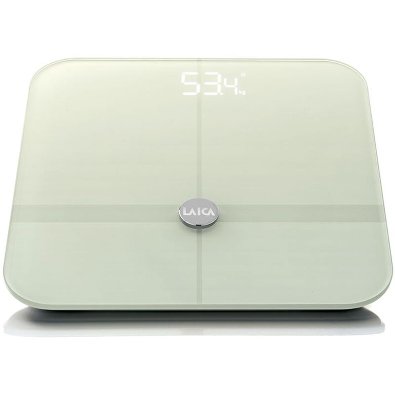 Báscula de baño electrónica Smart con cálculo de la composición corporal, con bluetooth y superficie ITO
Báscula de baño electrónica Smart con cálculo de la composición corporal, con bluetooth y superficie ITO