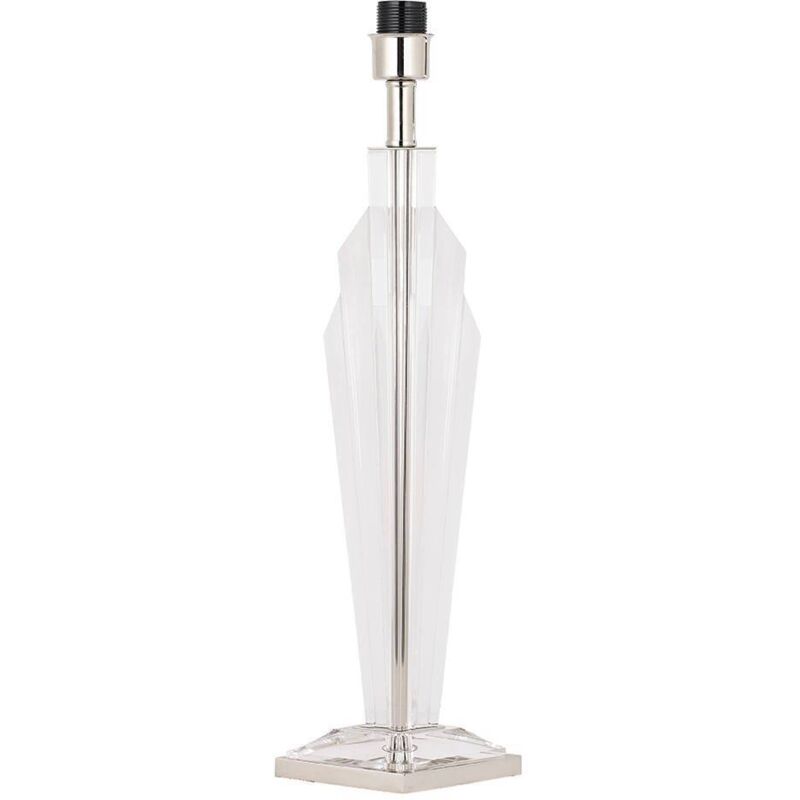 12-interiors 1900 - Base de lámpara Gatsby, cristal y níquel (sin pantalla)
12-interiors 1900 - Base de lámpara Gatsby, cristal y níquel (sin pantalla)