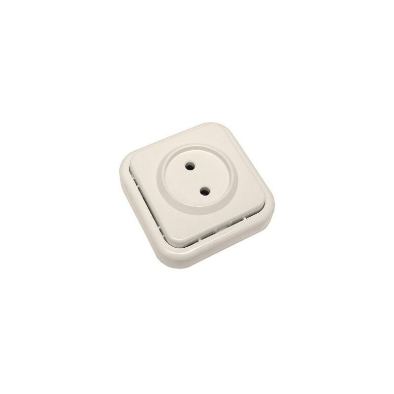 Base Enchufe Electricidad Superficie Marfil Kristal 20209012 - BF 
Base Enchufe Electricidad Superficie Marfil Kristal 20209012 - BF