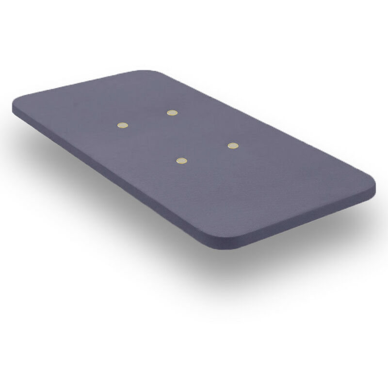 Base Tapizada Reforzada Con 5 Barras Centrales y Valvulas de Transpiracion Color Gris. Patas No Incluidas, 90x190 cm
Base Tapizada Reforzada Con 5 Barras Centrales y Valvulas de Transpiracion Color Gris. Patas No Incluidas, 90x190 cm