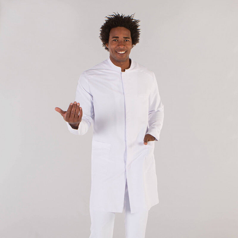 Bata blanca de manga larga con tejido traspirable y antibacterias GARY'S hombre Saul | Blanco - XXL
Bata blanca de manga larga con tejido traspirable y antibacterias GARY'S hombre Saul | Blanco - XXL