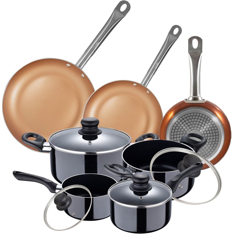 Batería de cocina 8 piezas SAN IGNACIO Porto fabricada en aluminio prensado apta para induccion con Set 3 sartenes 20,24,28 aluminio prensado,
Batería de cocina 8 piezas SAN IGNACIO Porto fabricada en aluminio prensado apta para induccion con Set 3 sartenes 20,24,28 aluminio prensado,