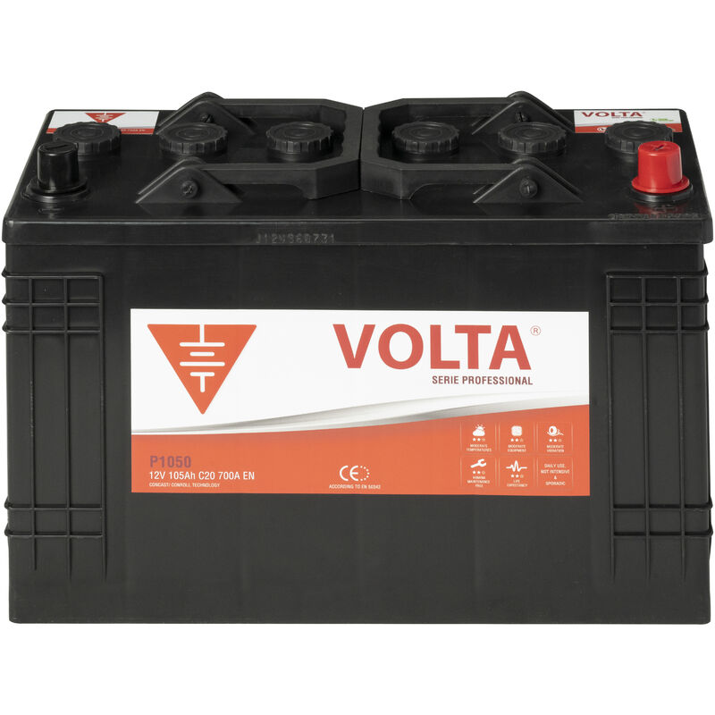Batería de camión 105Ah 700A borne + dcha