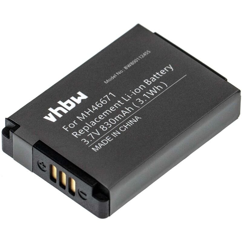 Batería Li-Ion 830mAh (3.7V) para auriculares, Headset Parrot ZIK 2.0, 3 como 1ICP7/28/35, MH46671, PF56100. - Vhbw
Batería Li-Ion 830mAh (3.7V) para auriculares, Headset Parrot ZIK 2.0, 3 como 1ICP7/28/35, MH46671, PF56100. - Vhbw