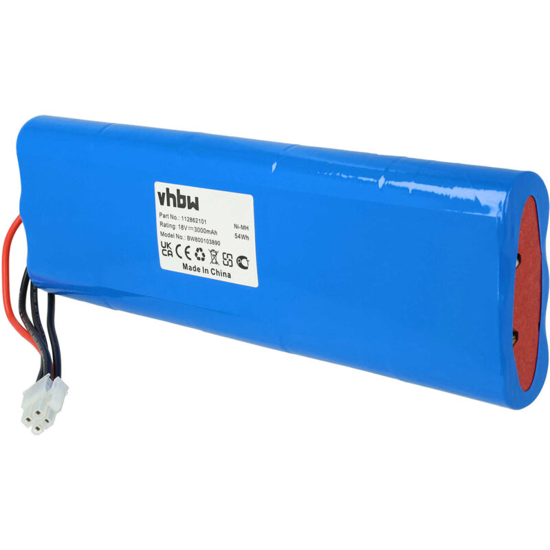 BATERÍA NI-MH 3000mAh apta para Electrolux Trilobite, ZA1, ZA2 sustituye 2192110-02
BATERÍA NI-MH 3000mAh apta para Electrolux Trilobite, ZA1, ZA2 sustituye 2192110-02