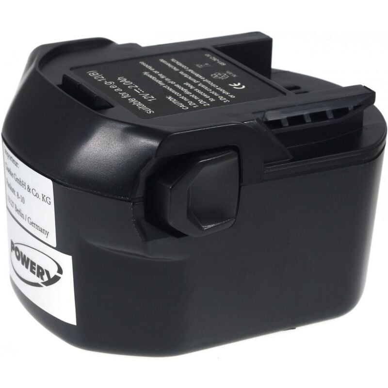 Powery - Batería para herramienta AEG GBS-System / Modelo B1215R / B1220R / B1230R 2000mAh
Powery - Batería para herramienta AEG GBS-System / Modelo B1215R / B1220R / B1230R 2000mAh