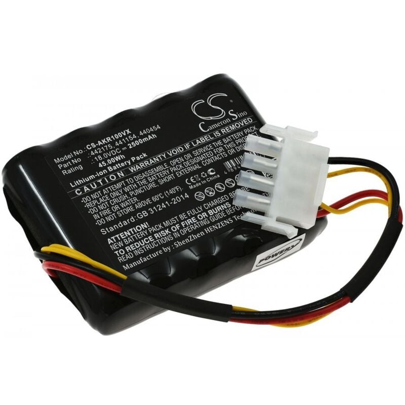 Powery - Batería para robot cortacésped AL-KO Robolinho 100 / 110 / 41.6 / Modelo 440454_v622
Powery - Batería para robot cortacésped AL-KO Robolinho 100 / 110 / 41.6 / Modelo 440454_v622
