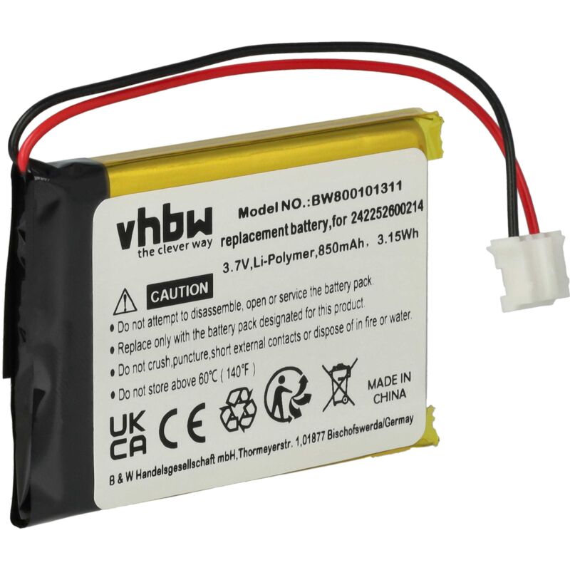 BATERÍA Po-Li ( polímero de litio ) 850mAh compatible con PHILIPS Prestigo SRT9320 SRT 9320 sustituye 242252600214
BATERÍA Po-Li ( polímero de litio ) 850mAh compatible con PHILIPS Prestigo SRT9320 SRT 9320 sustituye 242252600214