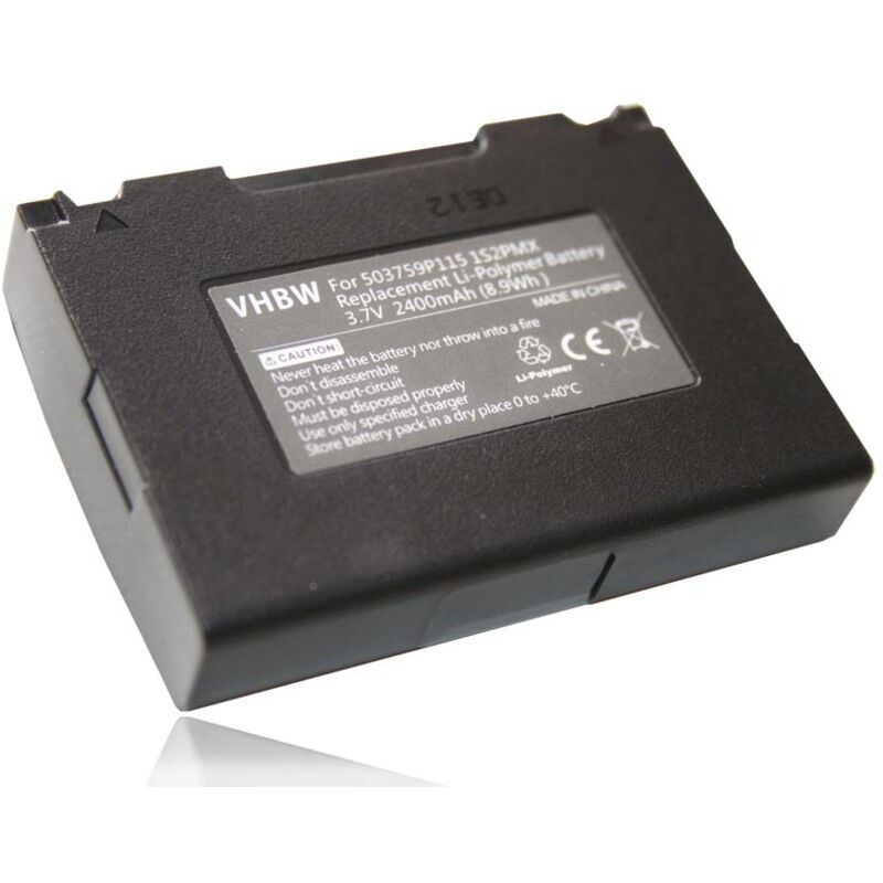 Batería 2400mAh (3.7V) para navegadores Blaupunkt Travelpilot Lucca 5.3 sustituye 503759P115 1S2PMX. - Vhbw
Batería 2400mAh (3.7V) para navegadores Blaupunkt Travelpilot Lucca 5.3 sustituye 503759P115 1S2PMX. - Vhbw