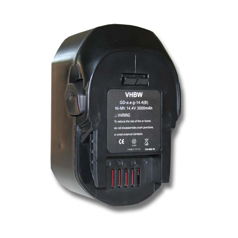 Batería 3000mAh para herramientas AEG sustituye 0700980420, 0700980425, 4935413106, 4935416790, B1414G, B1415R, B1420, B1420R, M1430R, GBS 14.4V
Batería 3000mAh para herramientas AEG sustituye 0700980420, 0700980425, 4935413106, 4935416790, B1414G, B1415R, B1420, B1420R, M1430R, GBS 14.4V
