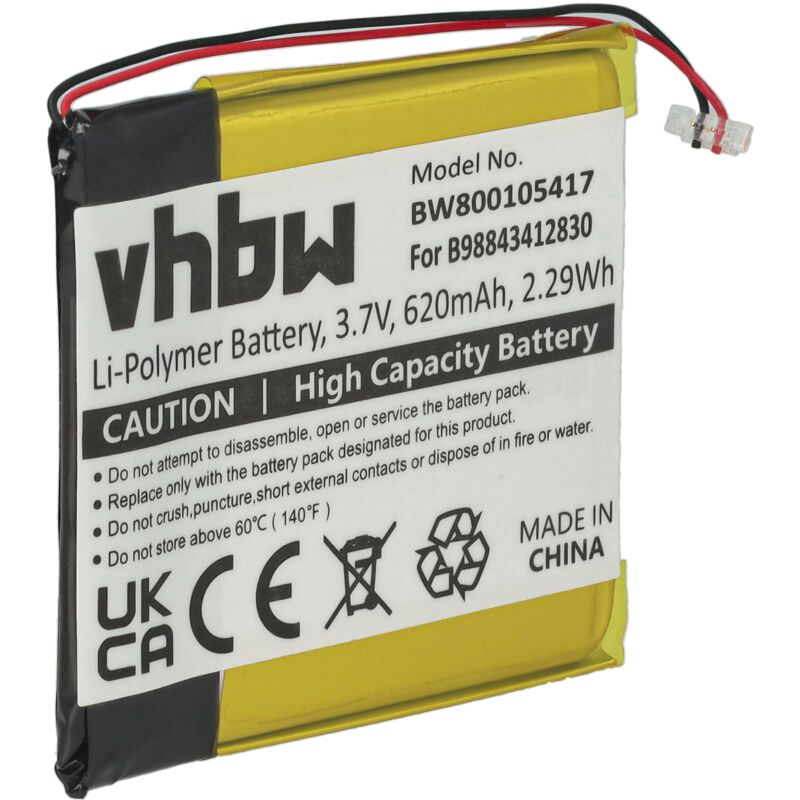 Batería 620mAh (3.7V) para MP3 Video Samsung SEC-YPQ1(B), YP-Q1 16, YP-Q1 4G, YP-Q1 8G, YP-Q1CB/XSH, YP-Q2 16G, YP-Q2 8G sustituye B98843412830.
Batería 620mAh (3.7V) para MP3 Video Samsung SEC-YPQ1(B), YP-Q1 16, YP-Q1 4G, YP-Q1 8G, YP-Q1CB/XSH, YP-Q2 16G, YP-Q2 8G sustituye B98843412830.