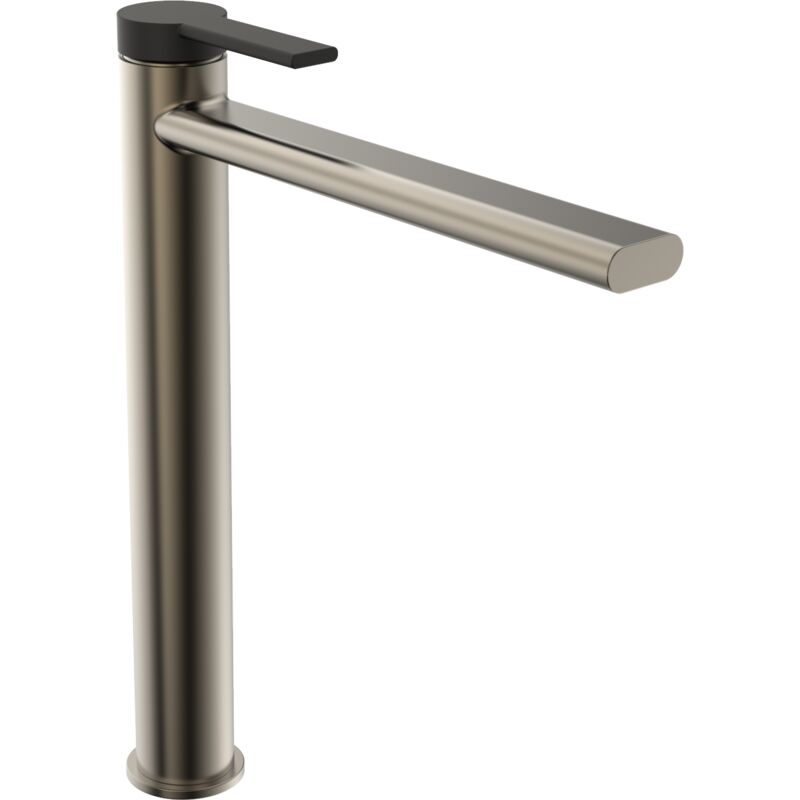 EL4013G ELIPTICA Monomando Lavabo Caño Alto Acabado Gun Metal Con Maneta Negra - Bathme
EL4013G ELIPTICA Monomando Lavabo Caño Alto Acabado Gun Metal Con Maneta Negra - Bathme