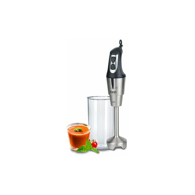 TMPBA008 batidora de mano con 400W de potencia, campana y eje de acero inoxidable, vaso graduado de 900ml, empuñadura ergonómica y antideslizante
TMPBA008 batidora de mano con 400W de potencia, campana y eje de acero inoxidable, vaso graduado de 900ml, empuñadura ergonómica y antideslizante