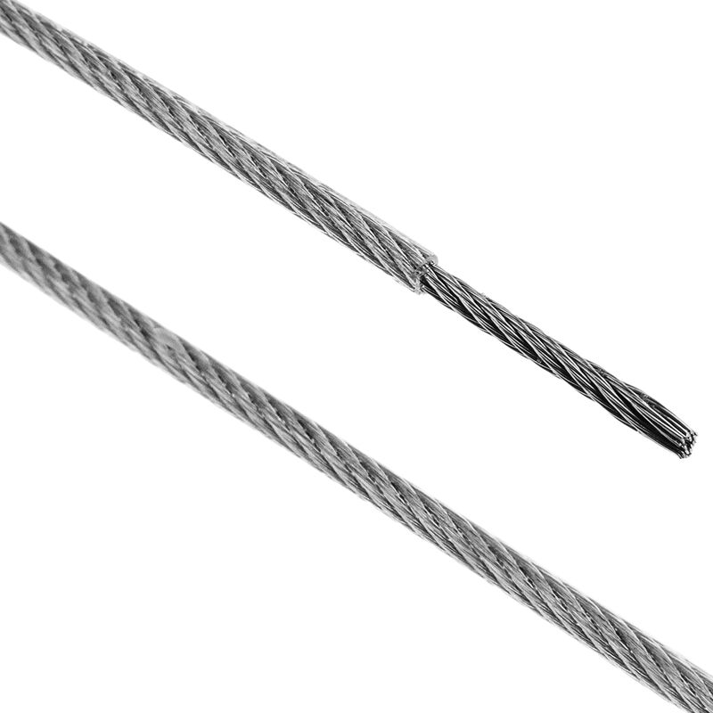 Cable de acero inoxidable de 3,0 mm. Bobina de 10 m. Recubierto de plástico transparente - Bematik
Cable de acero inoxidable de 3,0 mm. Bobina de 10 m. Recubierto de plástico transparente - Bematik