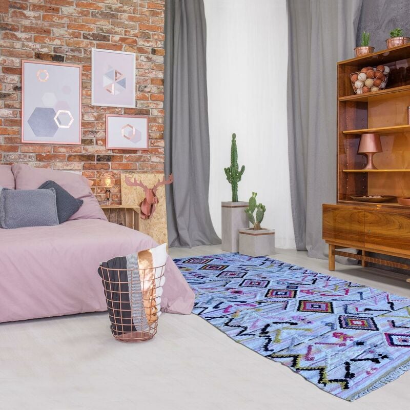 Unamourdetapis - Beni Ouarain Berber Carpet AE en algodón multicolor - Multicolore
Unamourdetapis - Beni Ouarain Berber Carpet AE en algodón multicolor - Multicolore