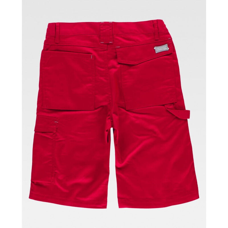 Bermuda de tejido elástico con trabilla porta martillo Combi B4035 | Rojo - XL - Workteam
Bermuda de tejido elástico con trabilla porta martillo Combi B4035 | Rojo - XL - Workteam